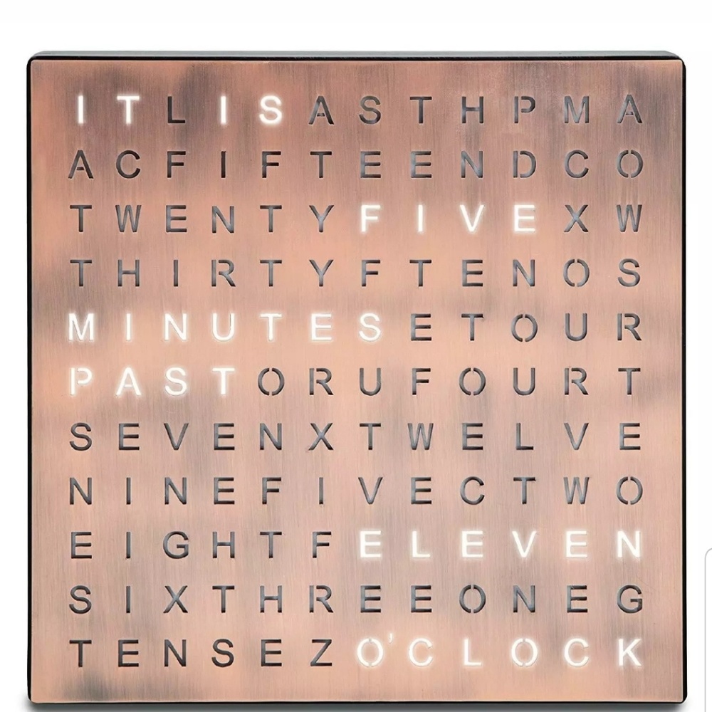 COPY - Fantastic led word clock